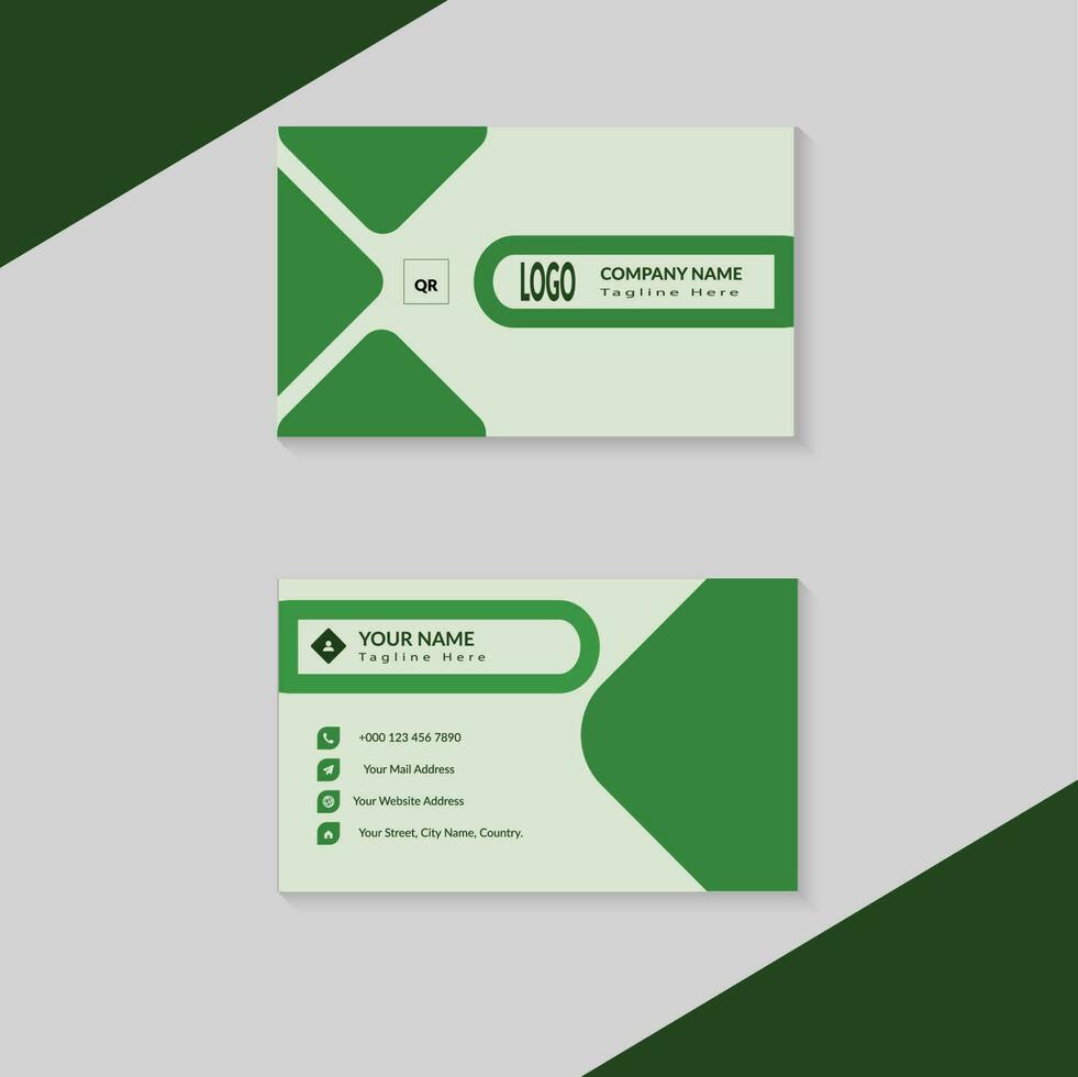 Corporate Modern Business Card Template and Stationary Design vector