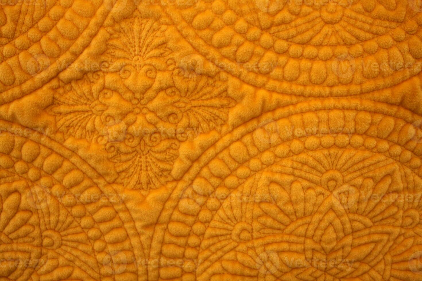 Saffron Colored Quilted Fabric 23470052 Stock Photo at Vecteezy