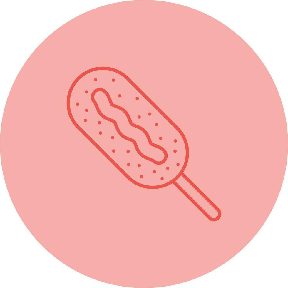 Corndog Vector Icon