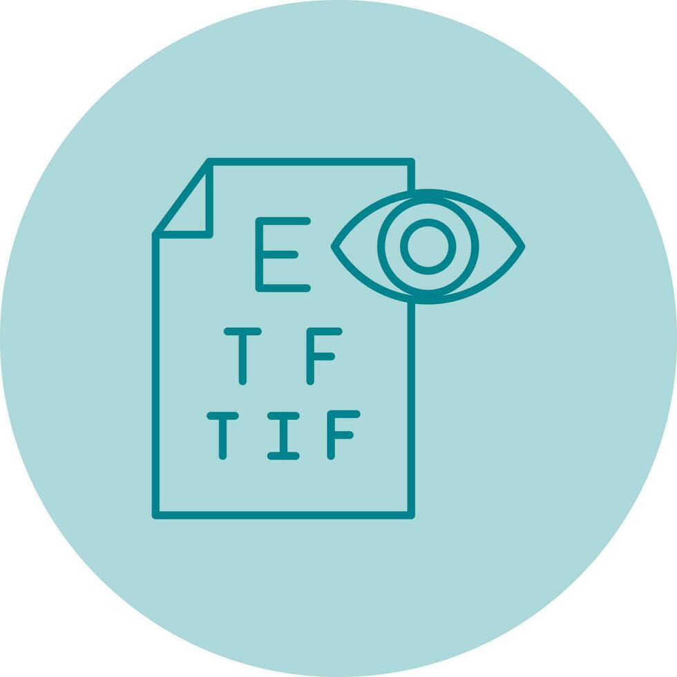 Eye Test Vector Icon