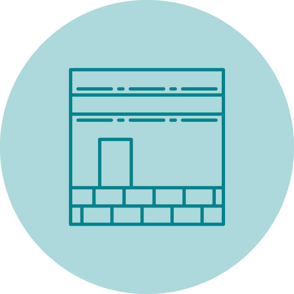 Kaaba Vector Icon