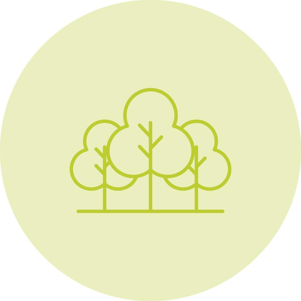 icono de vector de árbol