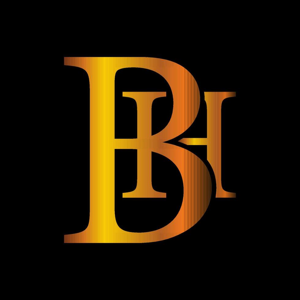 Luxury monogram business Logo design. vector