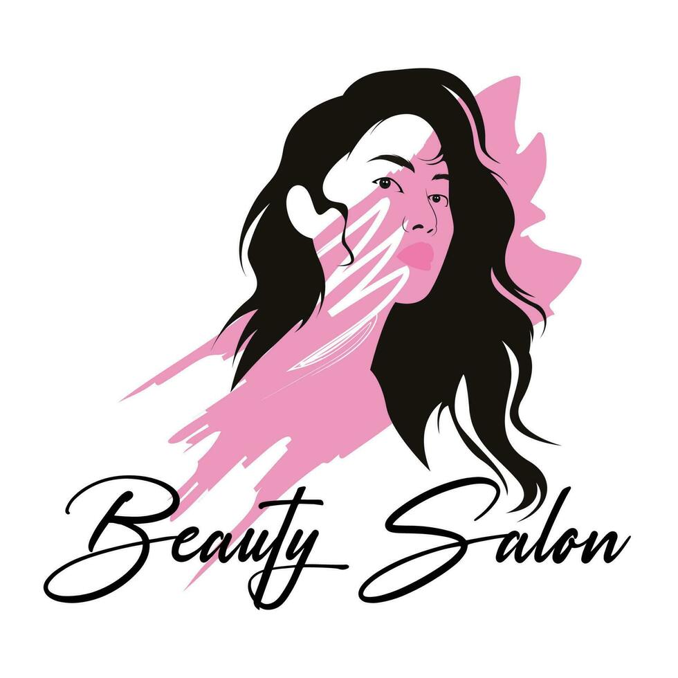 Modern Vector Beauty Salon Logo Template