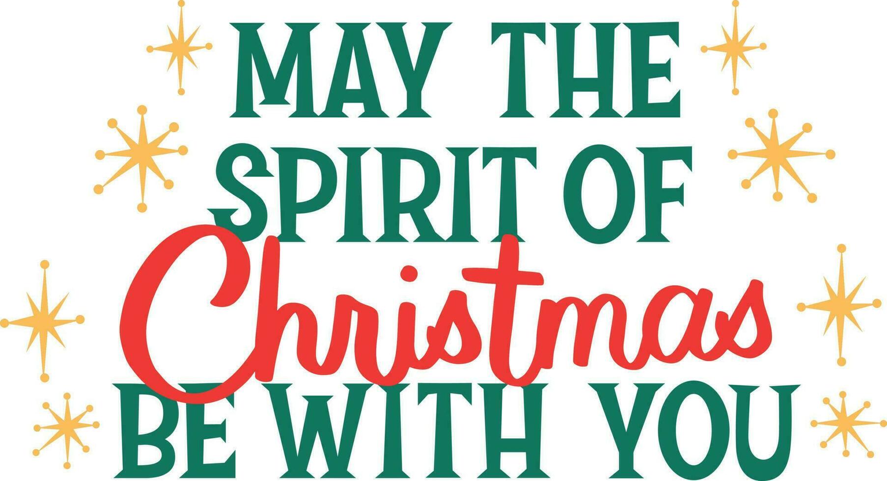 Christmas and New Year greeting card with lettering. Vector illustration.