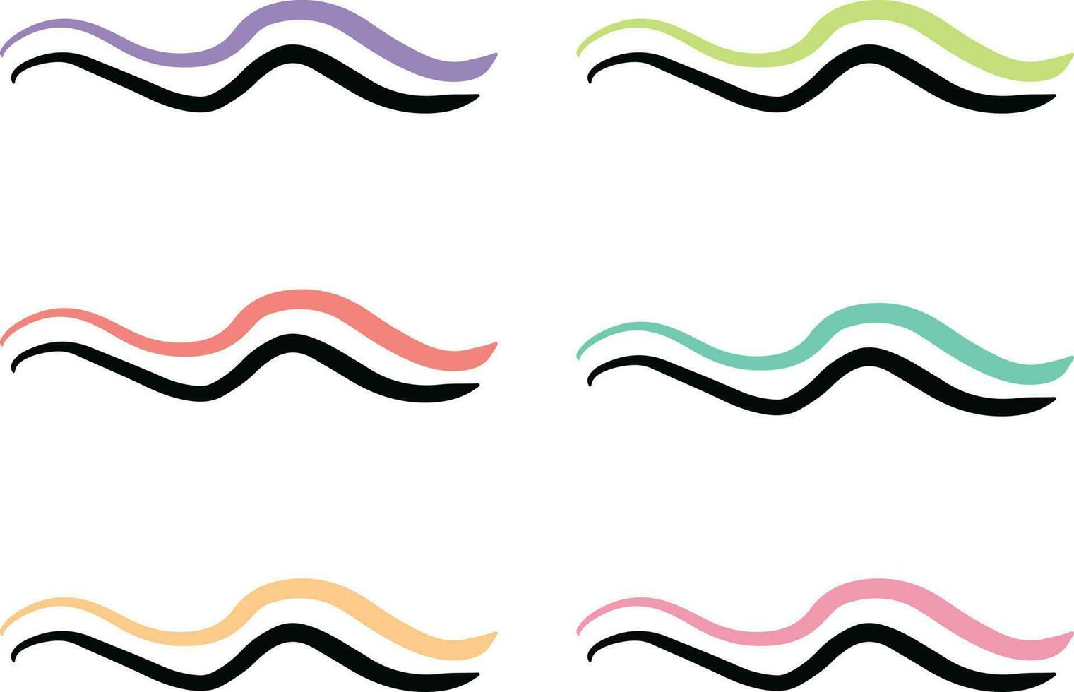 abstract background with waves. Waves icon set. Vector illustration ...