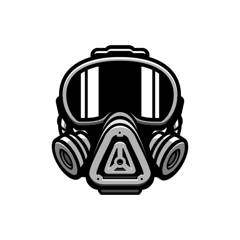 GAS MASK DESIGN vector