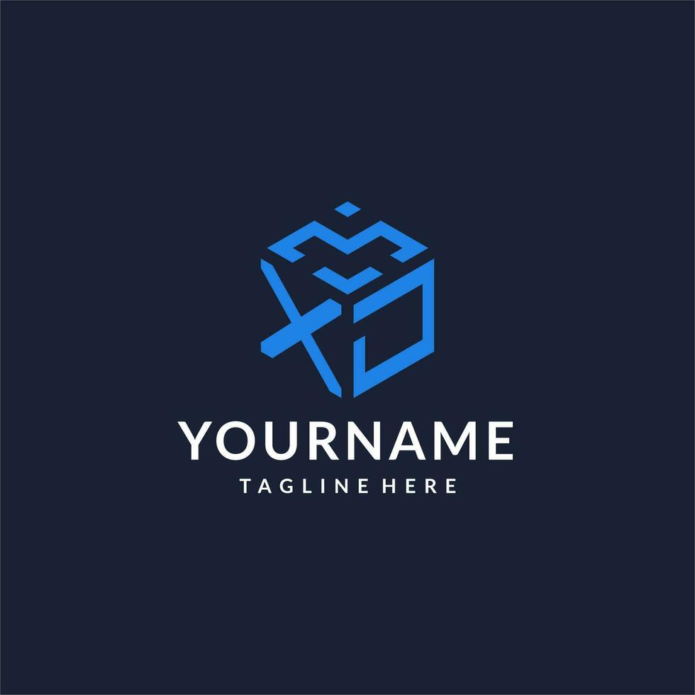 XJ logo hexagon designs, best monogram initial logo with hexagonal shape design ideas vector