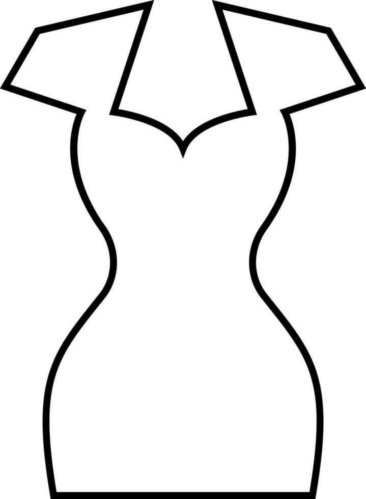 short dress icon vector illustration