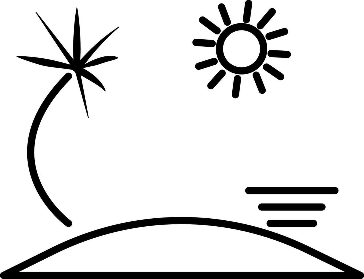 resort icon vector illustration