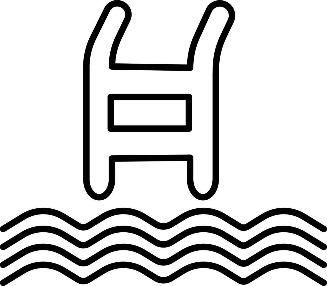 piscina icono vector ilustración