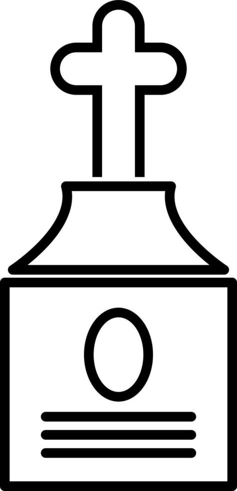 cemetery icon vector illustration