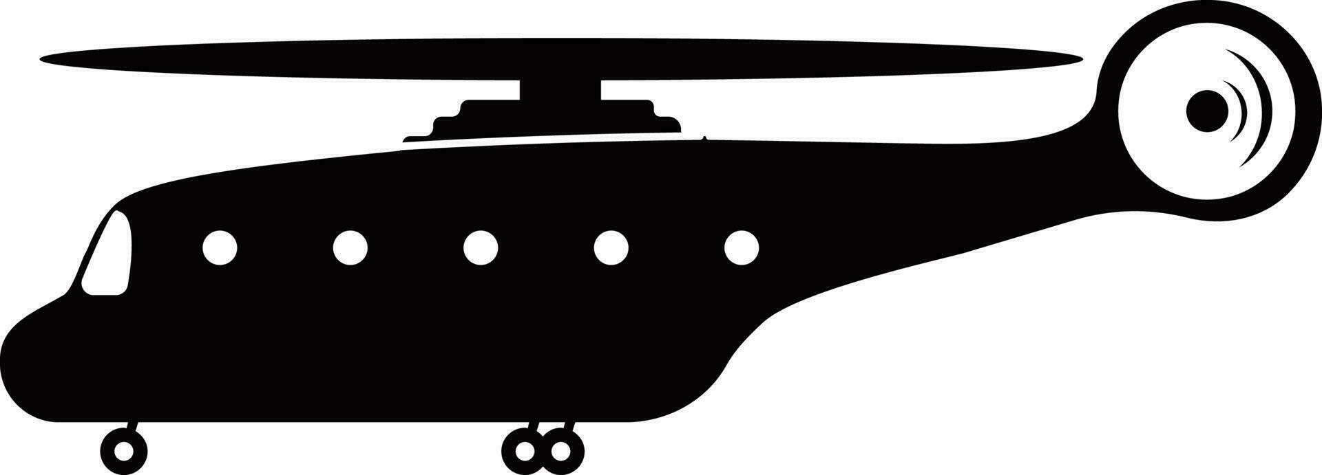 helicóptero icono vector ilustración