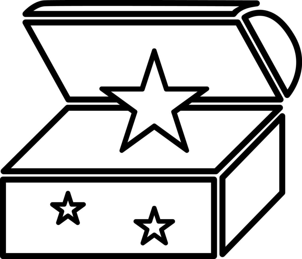 surprise box icon vector illustration