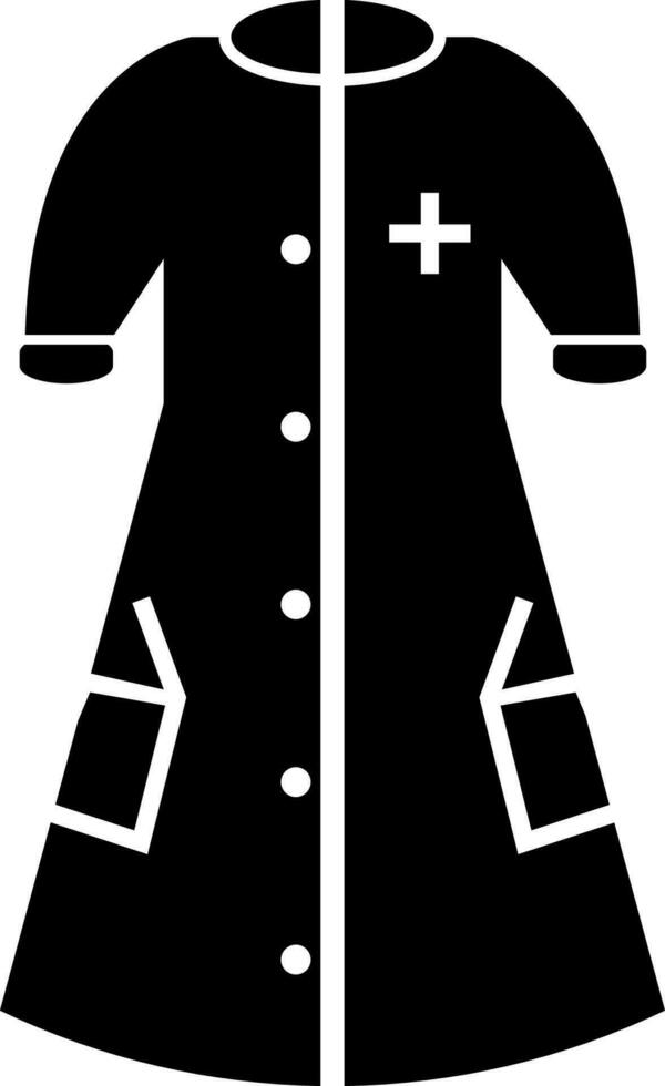 del doctor vestido icono vector ilustración