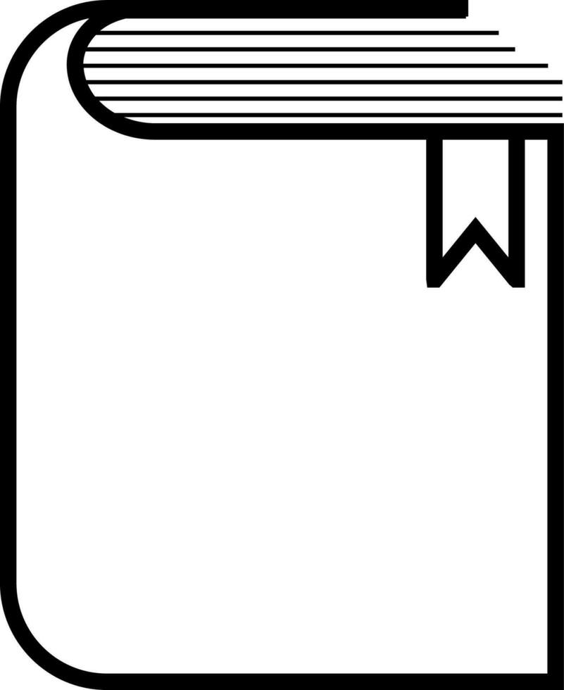 book line icon vector illustration