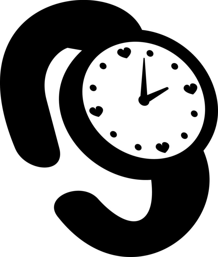 clock icon vector illustration