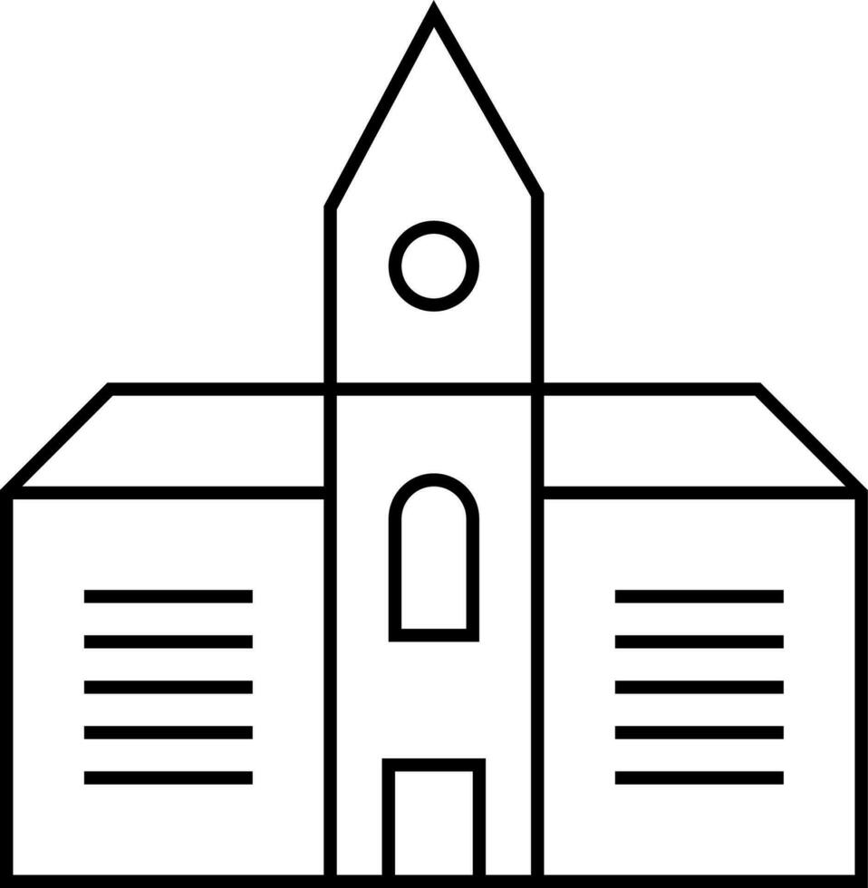 university building icon vector illustration