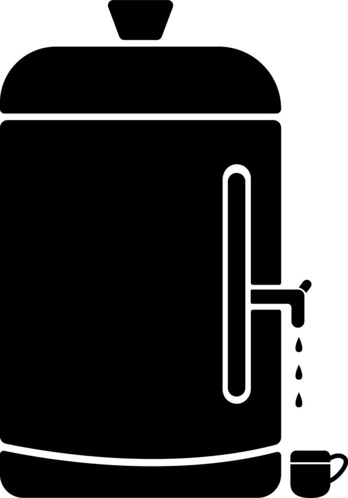 tea machine icon vector illustration