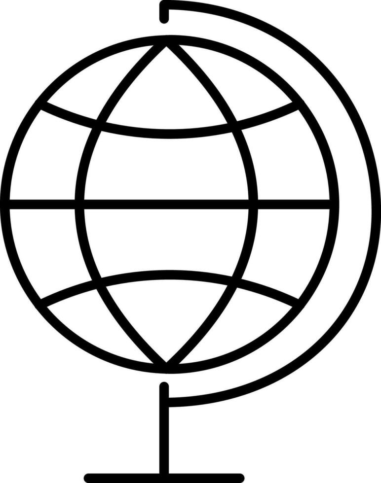 globe icon vector illustration