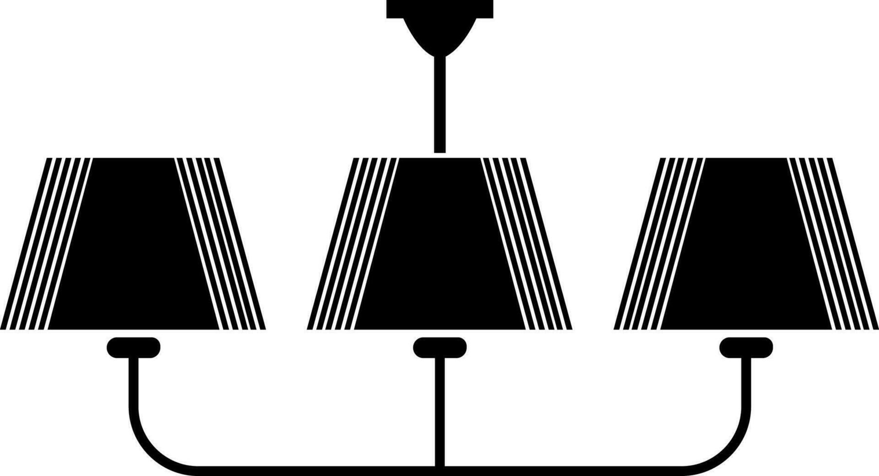 mesa lámpara icono vector ilustración