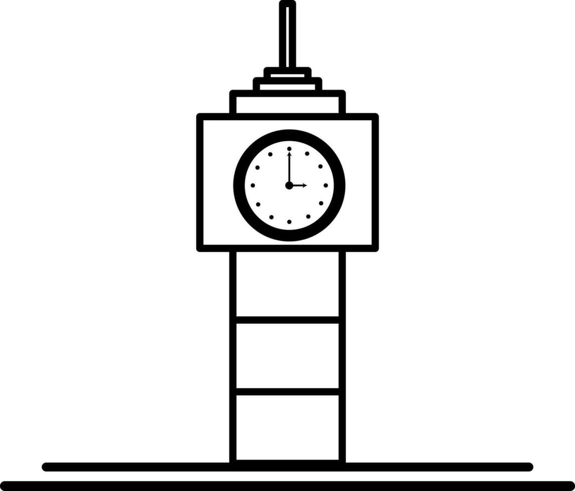 clock icon vector illustration