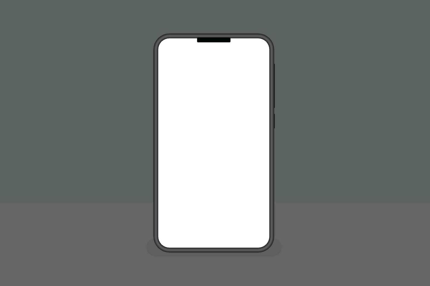 Realistic black Smartphone mockup collection isolated on background. Modern Mobile phone collection with copy space. technology vector illustration Free Vector