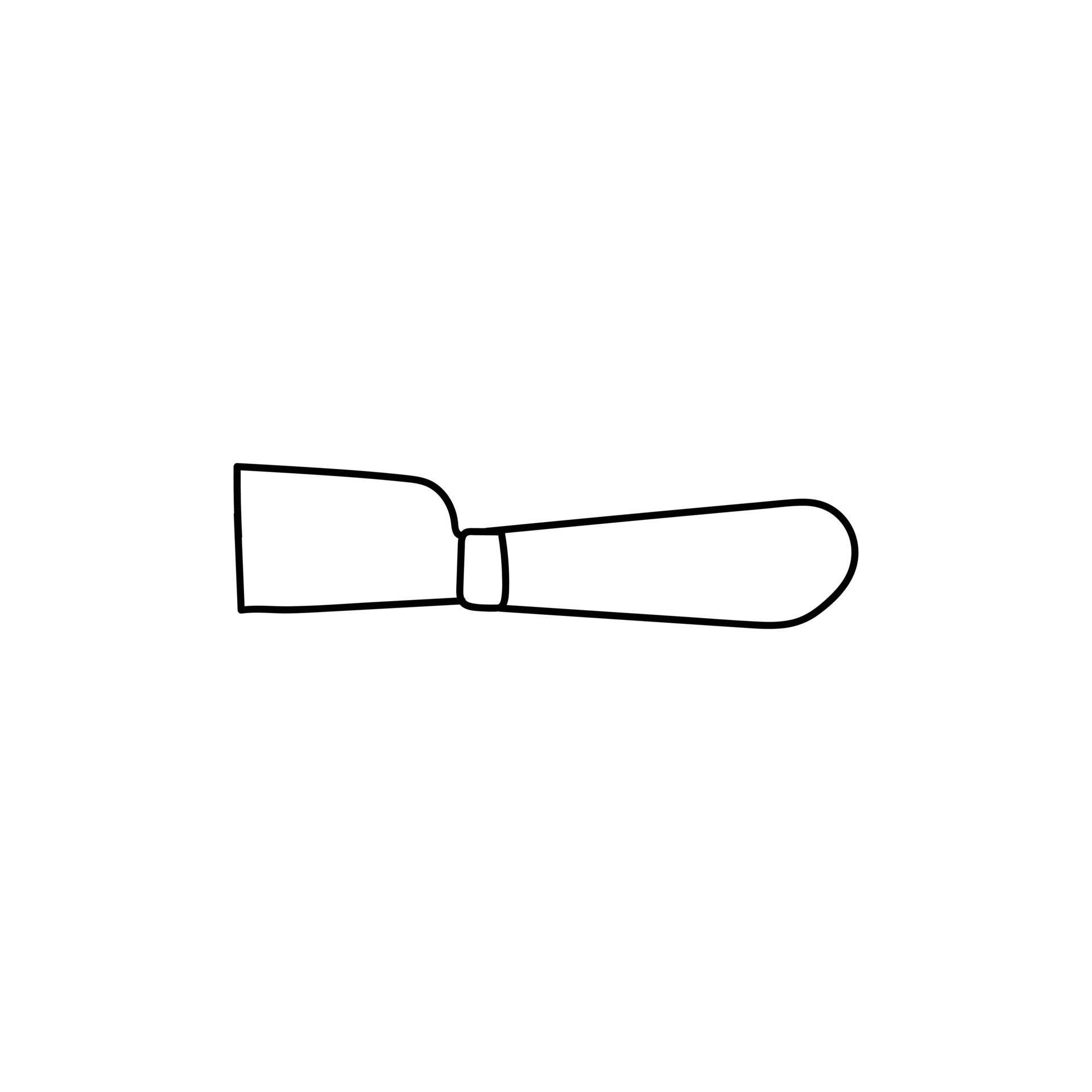 Knife leather line simple design 23474557 Vector Art at Vecteezy