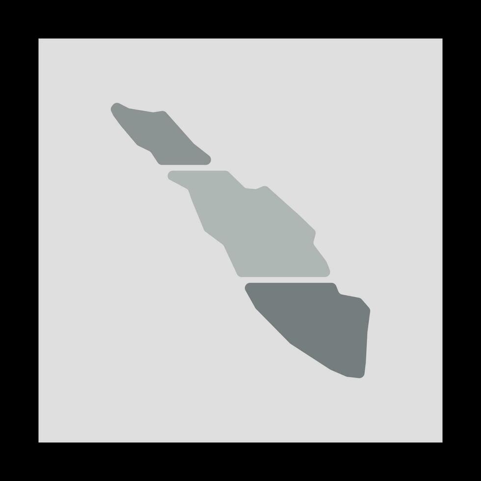 Map of sumatra modern simple creative design vector