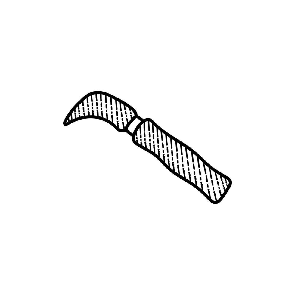 piso cuchillo línea Arte ilustración creativo diseño vector