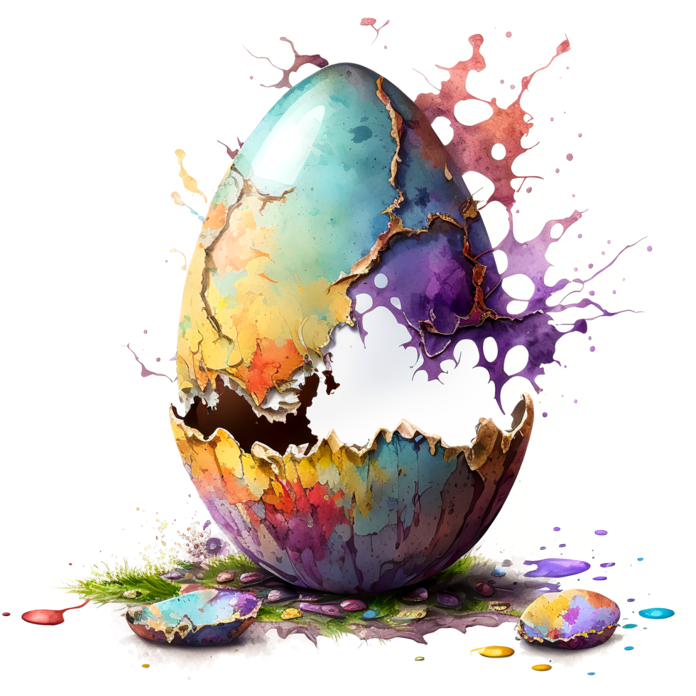 Chicken Egg Watercolor Clipart png