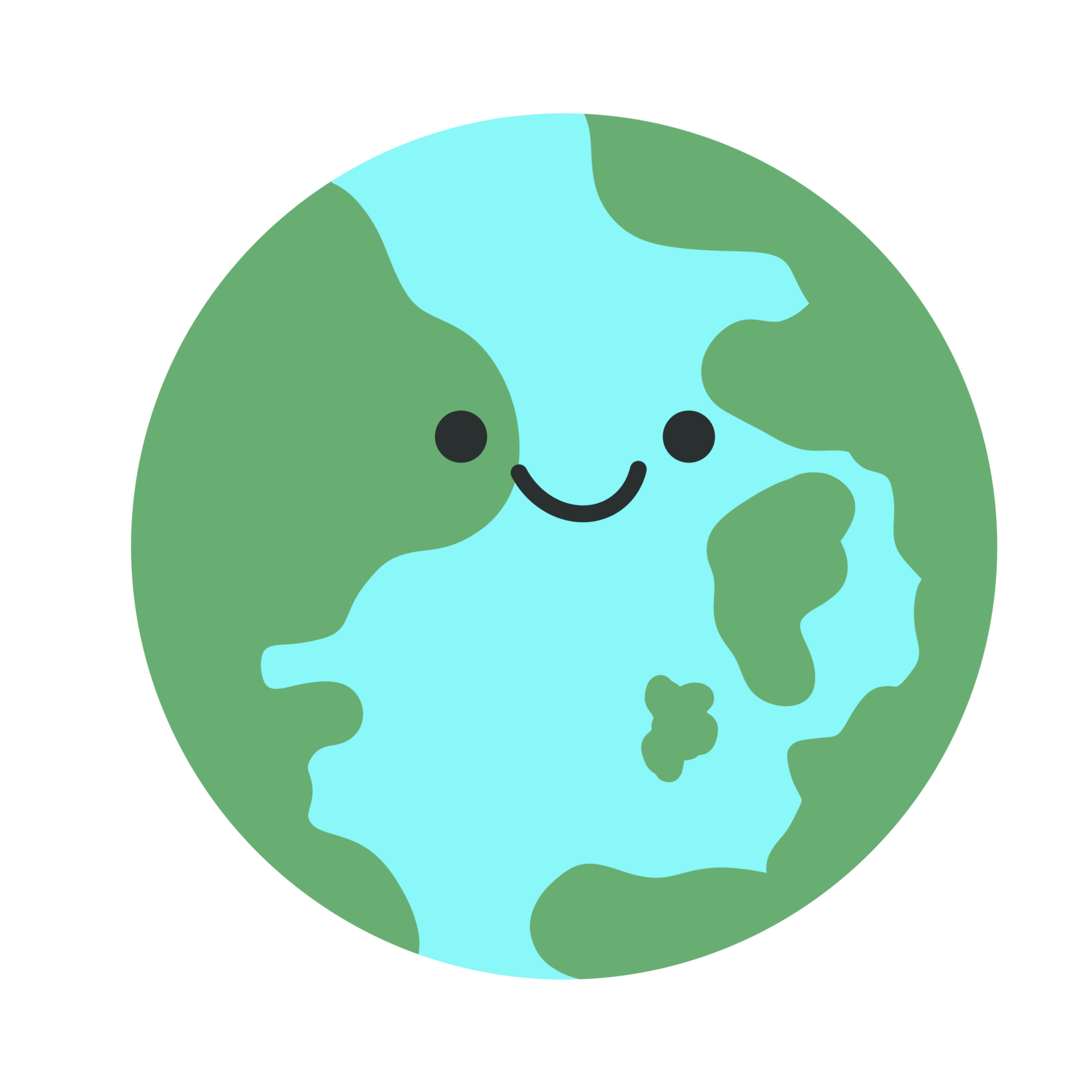 Earth drawing. Cute cartoon Earth Day clip art illustration. 23477165 PNG
