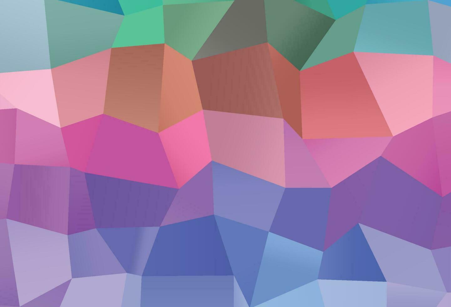 Fondo de mosaico abstracto de vector de arco iris multicolor claro.