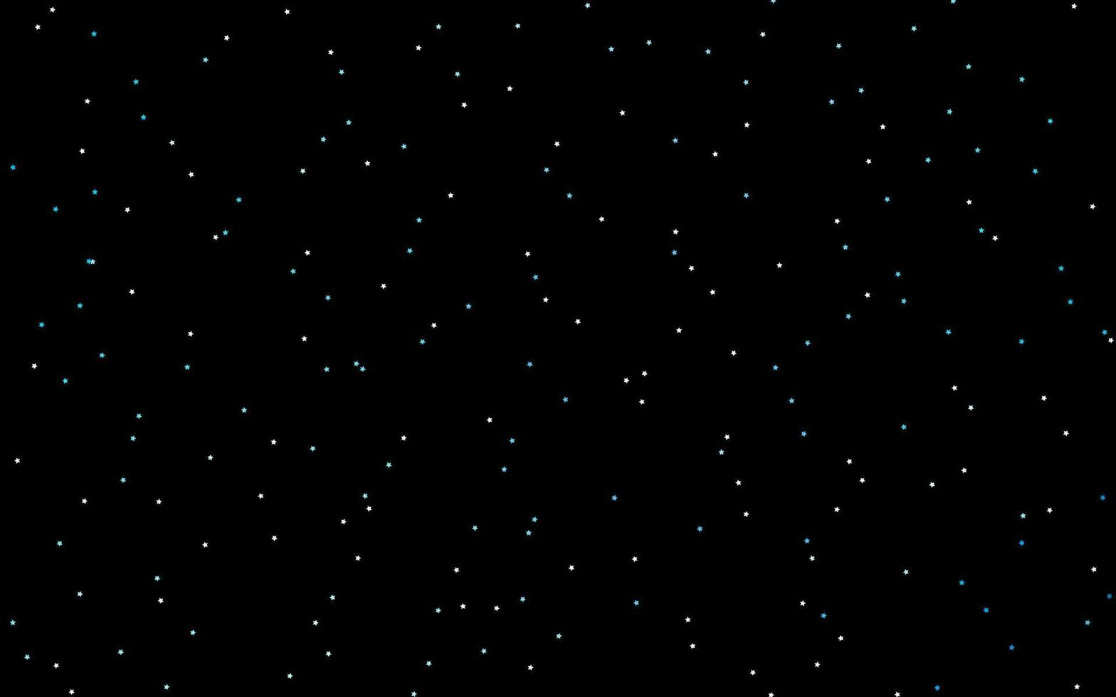 Dark BLUE vector template with sky stars.