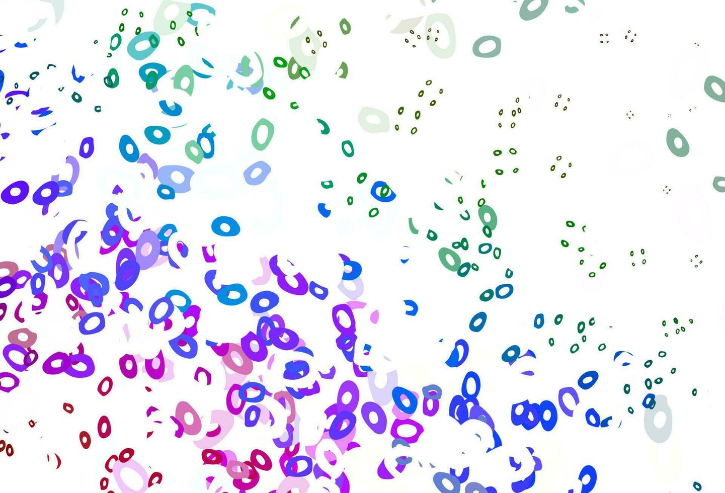 Light Multicolor, Rainbow vector pattern with spheres.