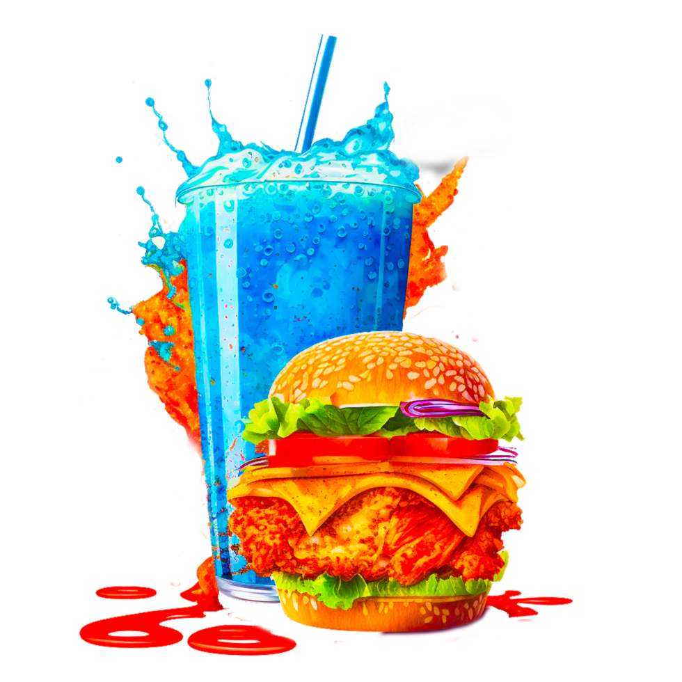 Junk Food Cartoon illustration png