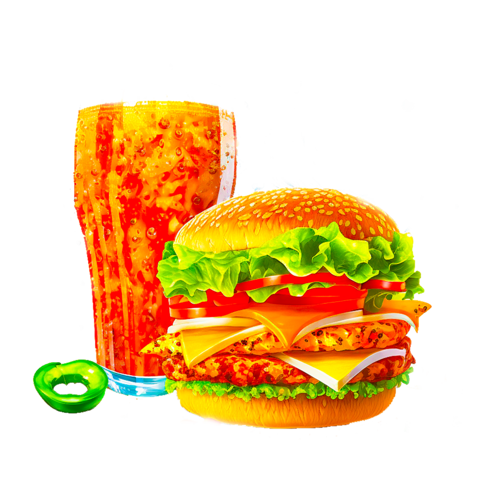 Hamburger Cheeseburger Fast food Veggie burger Junk food, png