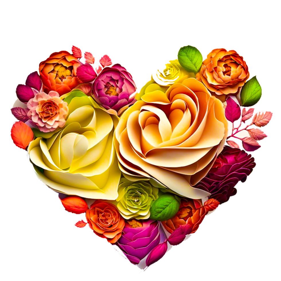 decorative heart illustration png