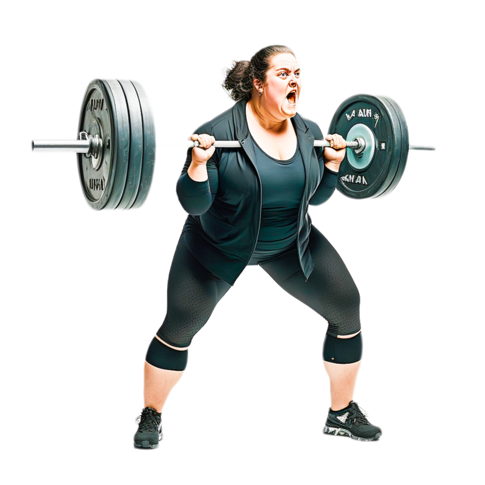 weight lifter women png