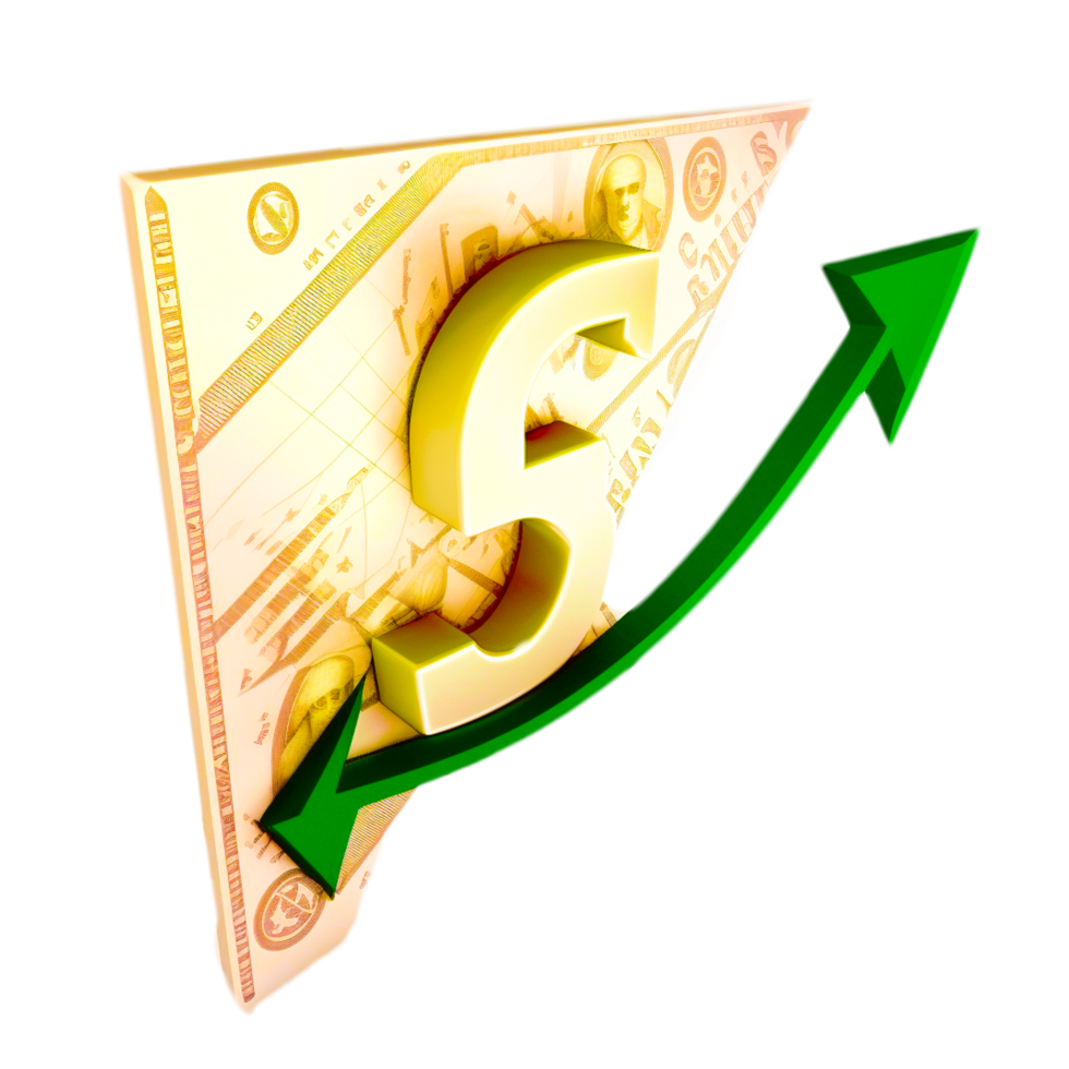 dollar sign with green arrow png