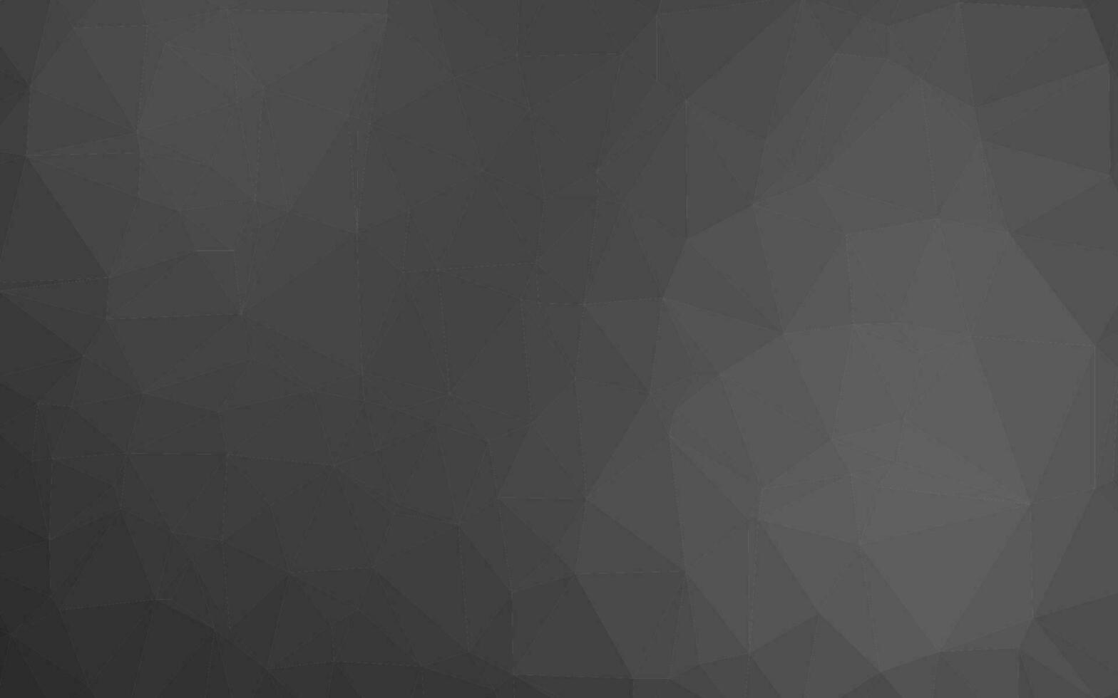 Dark Silver, Gray vector polygonal pattern.