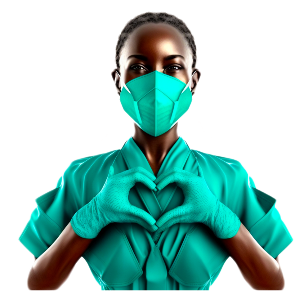 heart care nurses illustration png