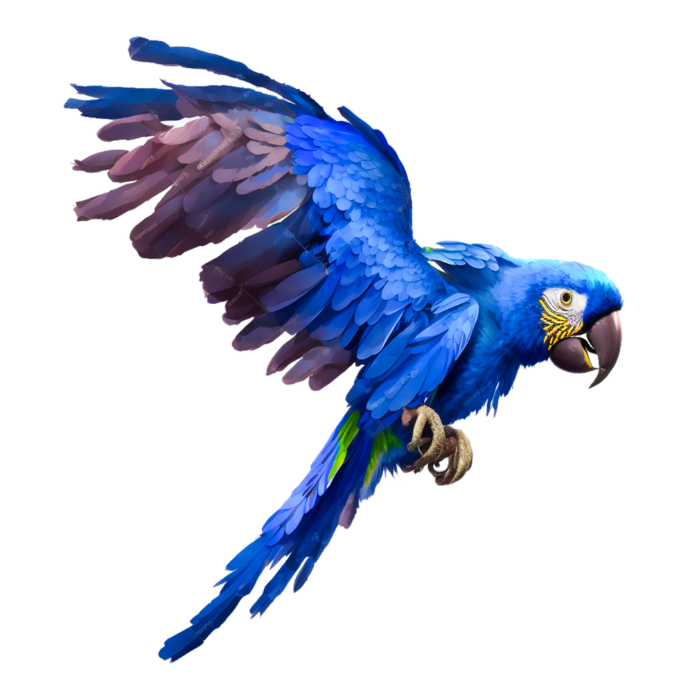 AI generative parrot png transparent