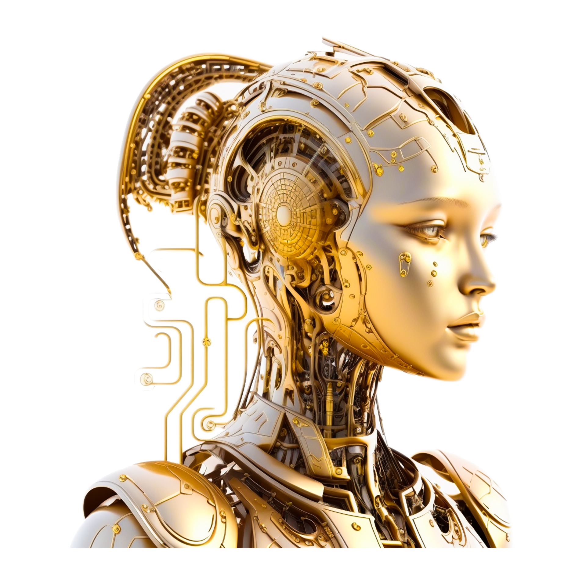 AI generative robot illustration 23477690 PNG