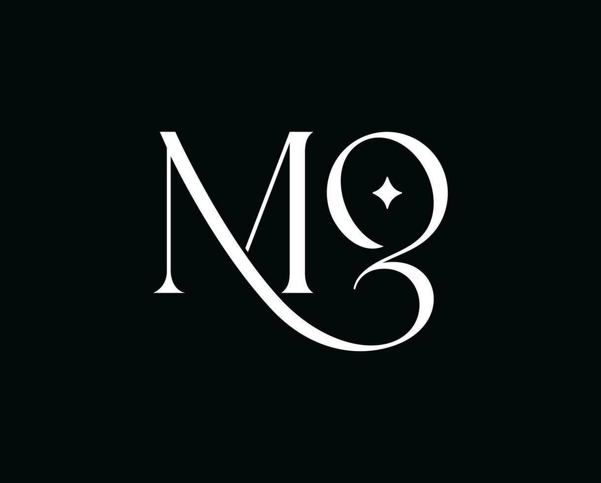 MO logo design template illustration vector