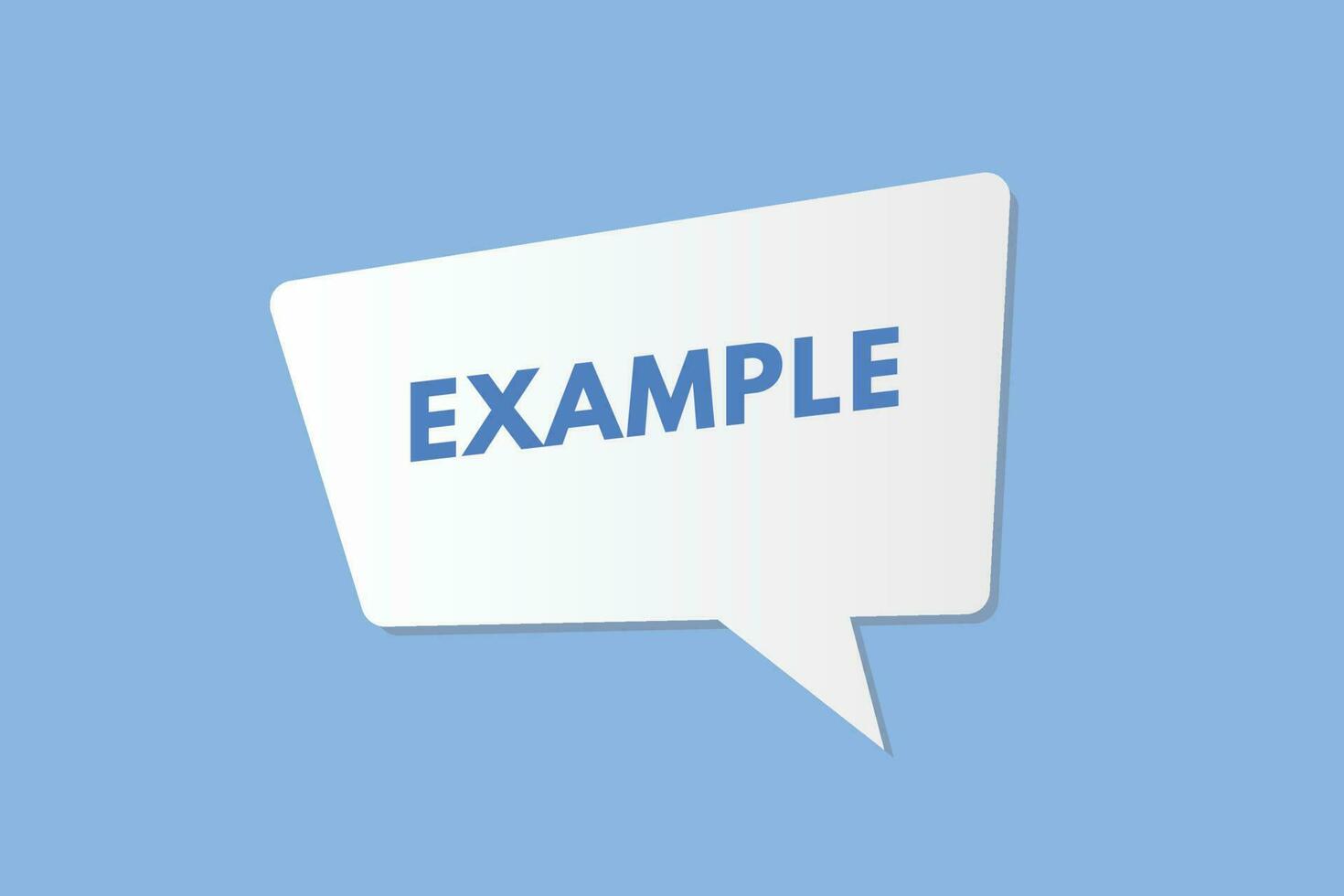 Example text Button. Example Sign Icon Label Sticker Web Buttons vector