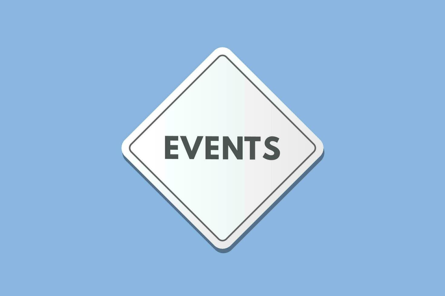 Event text Button. Event Sign Icon Label Sticker Web Buttons vector