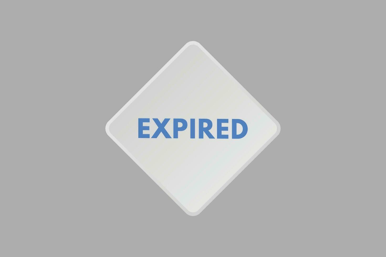 Expired text Button. Expired Sign Icon Label Sticker Web Buttons vector