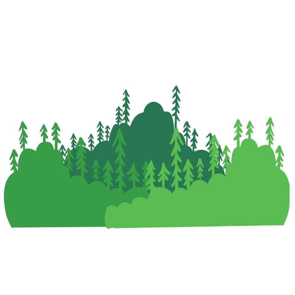 Green Forest Background ,good for graphic design resources, prints, banners, posters, pamflets, cover books, and more. vector