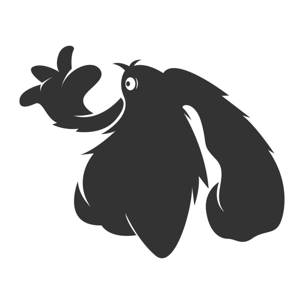 Monster icon logo design vector